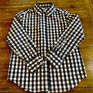 Boys navy button down shirt, Crewcuts, Size 8
